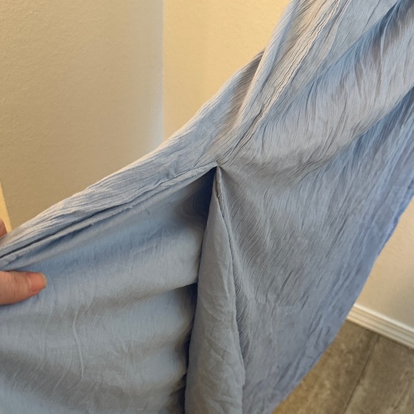 Aerie Soft Blue Maxi Dress with Thin Straps - Picture 8 of 10